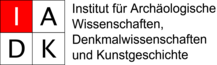 Logo des Instituts für Archäologische Wissenschaften, Denkmalwissenschaften und Kunstgeschichte (IADK) Logo des Instituts für Archäologische Wissenschaften, Denkmalwissenschaften und Kunstgeschichte (IADK)