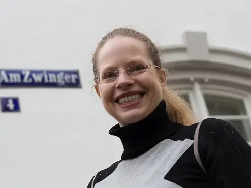 Prof. Dr. Mona Hess, Studiengangsbeauftragte und Professorin für Digitale Denkmaltechnologien