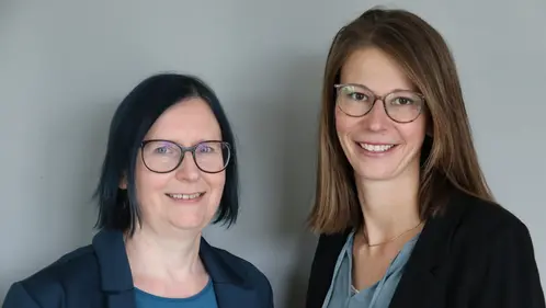 Antonia Lanuschni und Sandra Schmittlutz, Gründerinnen von perspekTEAM