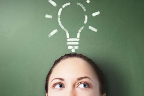 colourbox.com Young businessman with ideas as symbol of business creativity