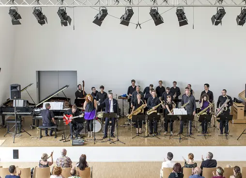 Uni-Big-Band im Irmler-Musiksaal