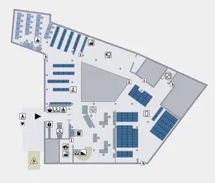 Grundriss Erdgeschoss der Teilbibliothek 5 aus dem Rauminfosystem