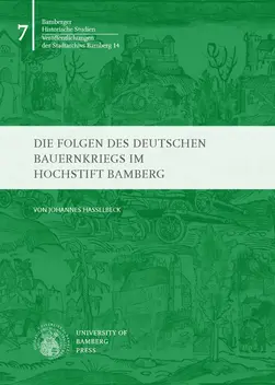 Buchcover von "Die Folgen des Deutschen Bauernkriegs im Hochstift Bamberg"