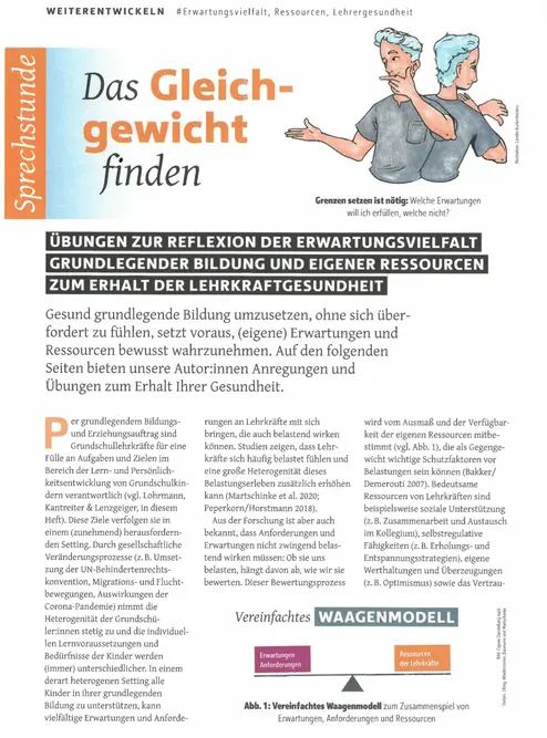 Wie Sie das Gleichgewicht zwischen Erwartungen und eigenen Ressourcen halten