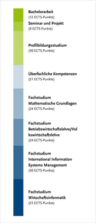 Überblick über die Modulgruppen des Studiengangs – genauer zu finden in der Studien- und Fachprüfungsordnung