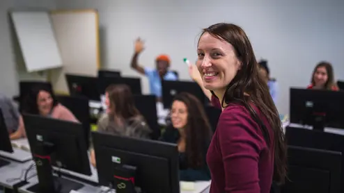 Students in a course
