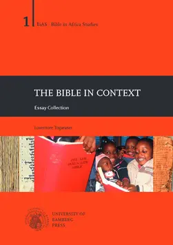 Buchcover von "The Bible in Context : Essay Collection"