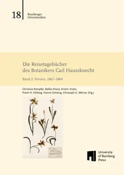 Buchcover von "Die Reisetagebücher des Botanikers Carl Haussknecht"