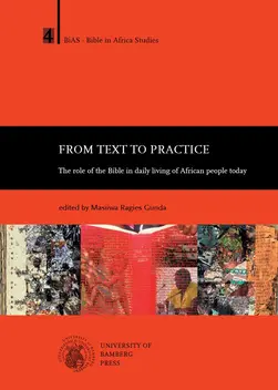 Buchcover von "From Text to Practice - The role of the Bible in daily living of African people today"