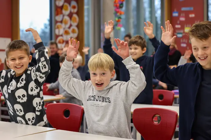 Bei der Kick-Off-Veranstaltung kamen die Schülerinnen und Schüler der Klasse 3e der Grundschule an der Grandlstraße in München in Bewegung. 