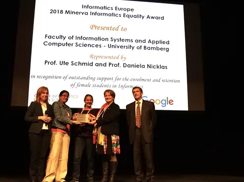 Awarding of the Minerva Award in Gothenburg, Sweden