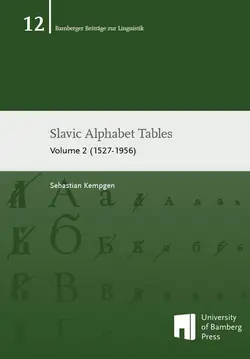 Buchcover von "Slavic Alphabet Tables : Volume 2 (1527-1956)"