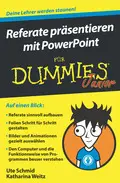 Buchcover »Referate präsentieren mit PowerPoint für Dummies Junior«