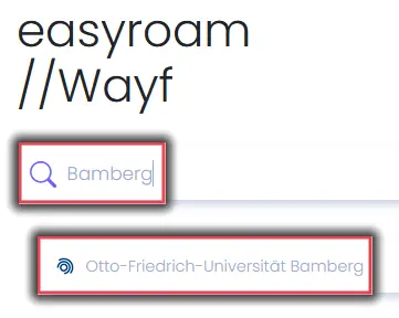 View selection University of Bamberg