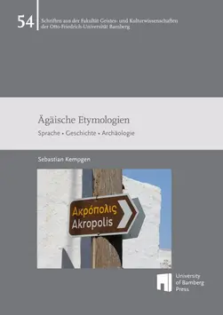 Covergraphik zur Publikation "Ägäische Etymologien" von Sebastian Kempgen