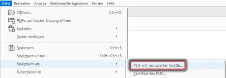 PDF mit reduzierter Größe...