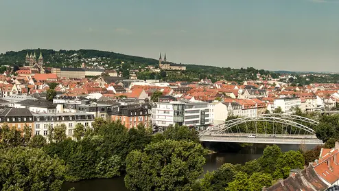 Bamberg Blick über Bamberg