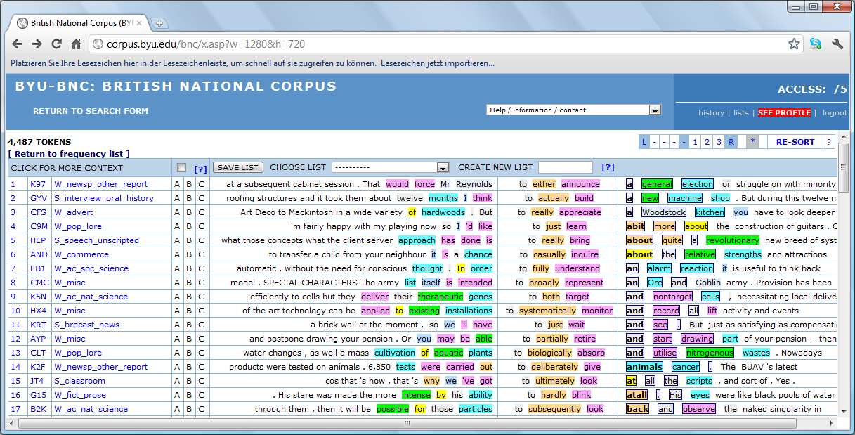 3.1.2.5 Exercises for BYU-BNC